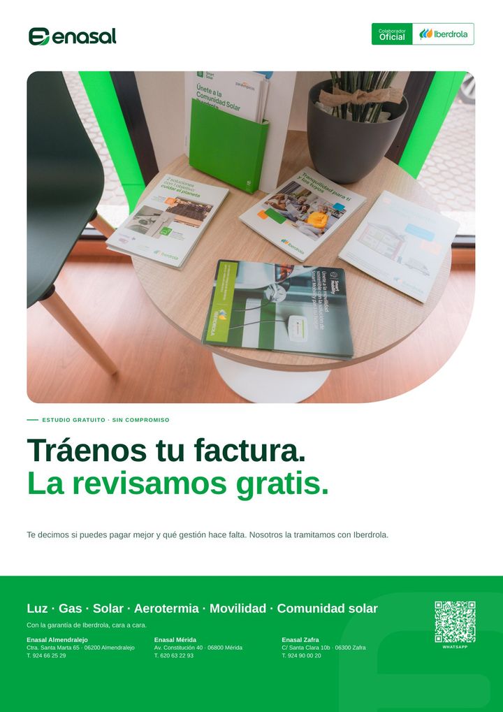 Cartel «Tráenos tu factura»
