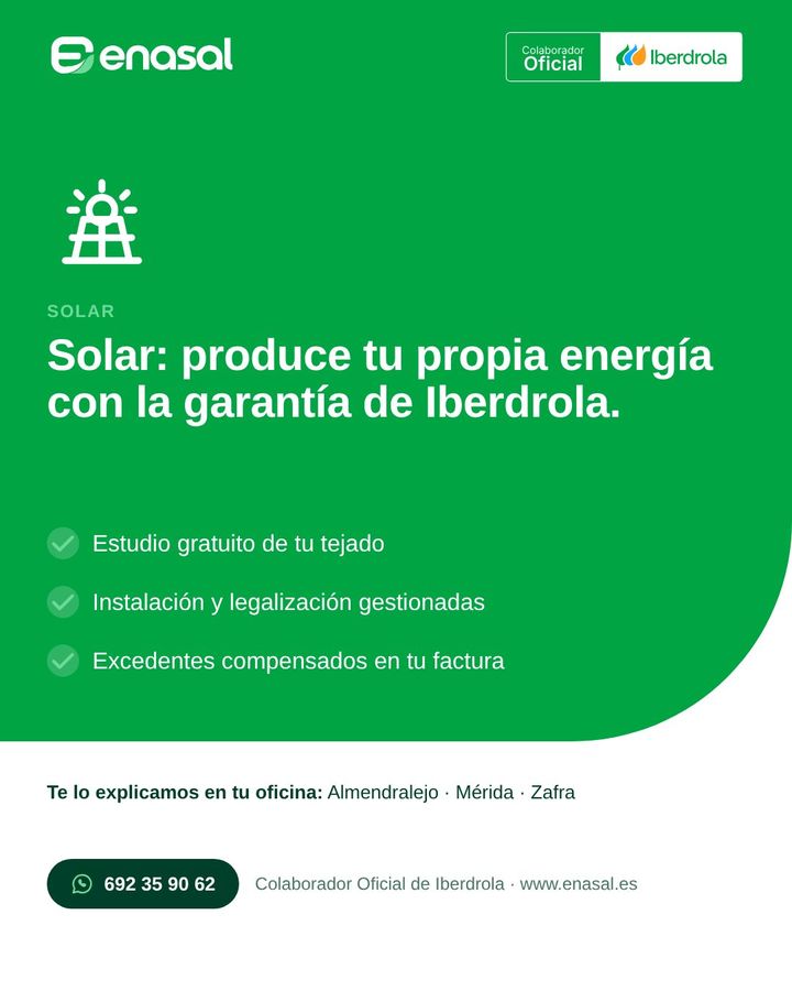 Post de servicio: solar