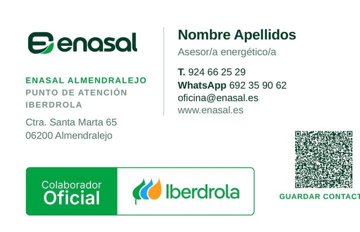 Tarjeta concepto A, en blanco