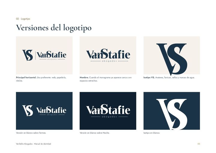 Manual: versiones del logotipo